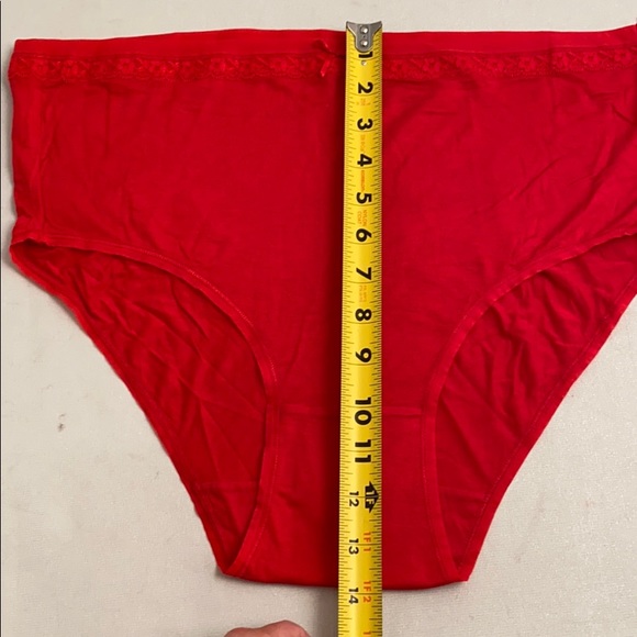 Ellen Tracy red modal panty XXL/9 - Picture 4 of 5
